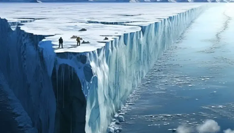 El Muro de Hielo de la Antártida